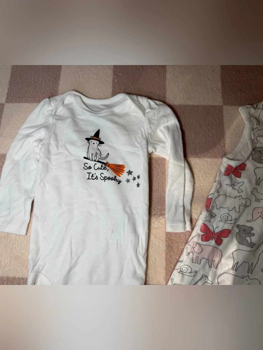 Baby Girl 6–9M Clothing Bundle with Carter’s Sleep Sack – 4 Pieces